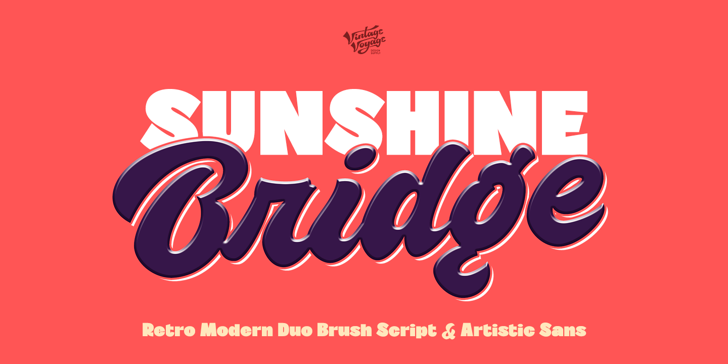 Beispiel einer VVDS Sunshine Bridge-Schriftart #1